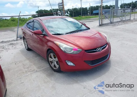 2013 Hyundai Elantra Gls из США, поврежденный, VIN 5NPDH4AE9DH181846